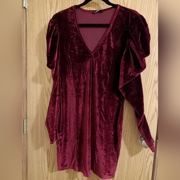 Shein Red Velvet dress - Picture 1 of 5